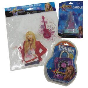 Hannah Montana Combo Lock Birthday Candle Locker Clings Y2K 2000s Miley Cyrus